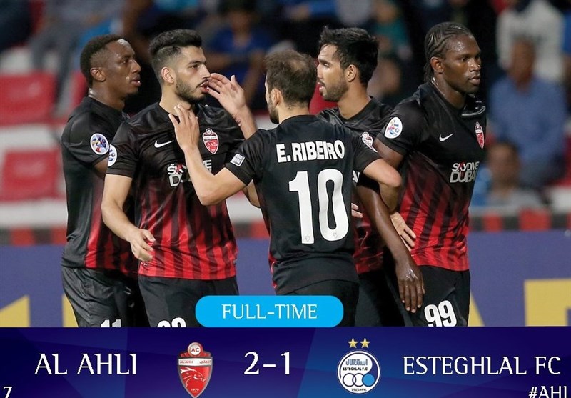 UAE's Al Ahli Defeats Iran's Esteghlal Tehran in ACL