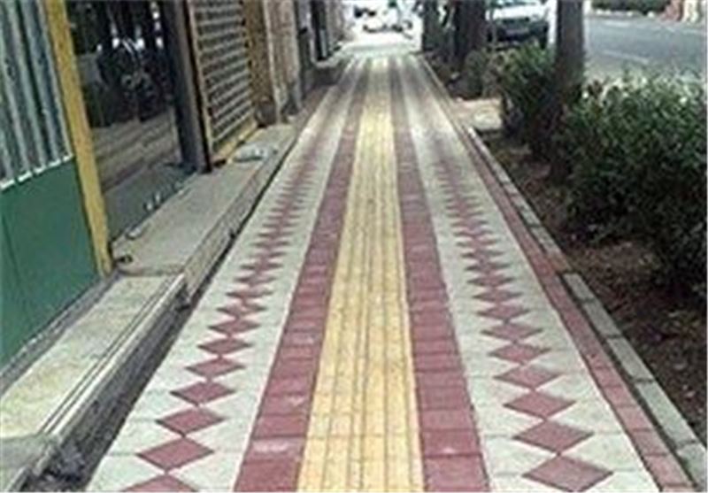 مناسب‌سازی 24000 متر‌مربع از پیاده‌روهای زنجان