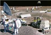 عکسی جامانده روی کره ماه