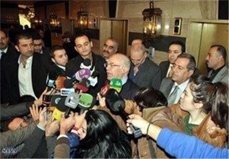کنفرانس خبری شورای هماهنگی مخالفان سوریه پس از دیدار با اخضر ابراهیمی