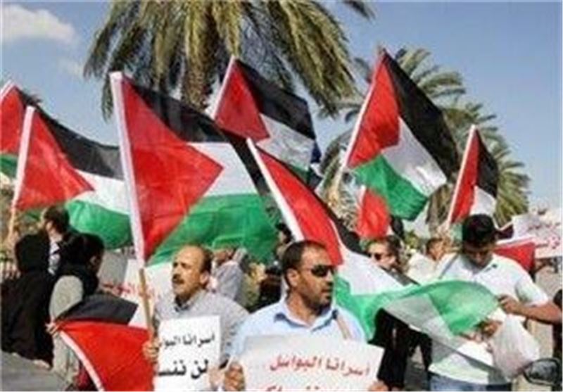 اسرائیل سے معاہدے کے خلاف فلسطین کے مختلف شہروں میں مظاہرے