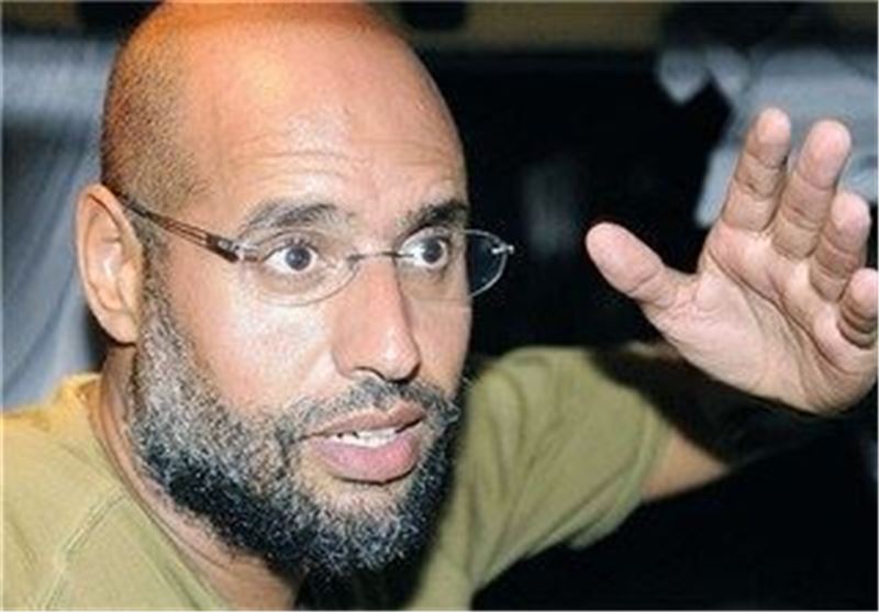 Gaddafi&apos;s Jailed Son Appears on Libya TV