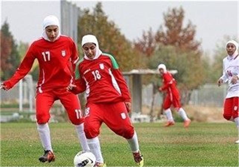 بانوان فوتبالیست ایران برای جام جهانی 2022 هند در کیش اردو زدند
