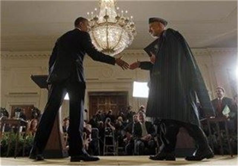 کرزی دیدار با اوباما در پایگاه بگرام را رد کرد