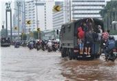 آواره شدن حدود 31 هزار نفر درپی سیل و رانش زمین در اندونزی