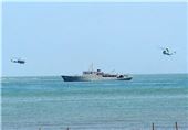 برگزاری تمرین مشترک امداد و نجات دریایی ایران و عمان در تنگه هرمز