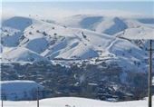 خودنمایی زمستان در کویر مرکزی ایران / ارتفاعات مهریز سفیدپوش شد