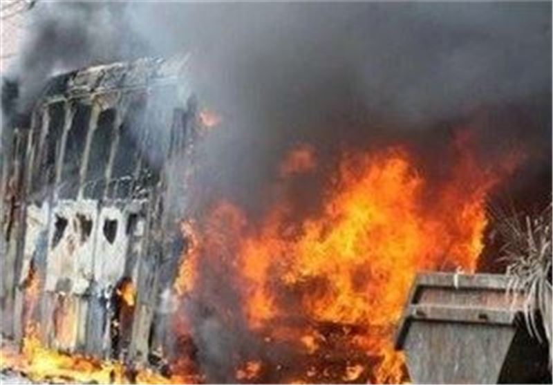 نخلستان دهستان ناهوک از روستاهای بخش مرزی جالق سراوان طعمه آتش شد