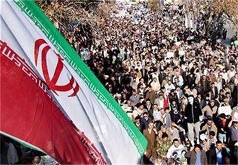 راهپیمایی 22 بهمن در شهر اندیشه برگزار شد