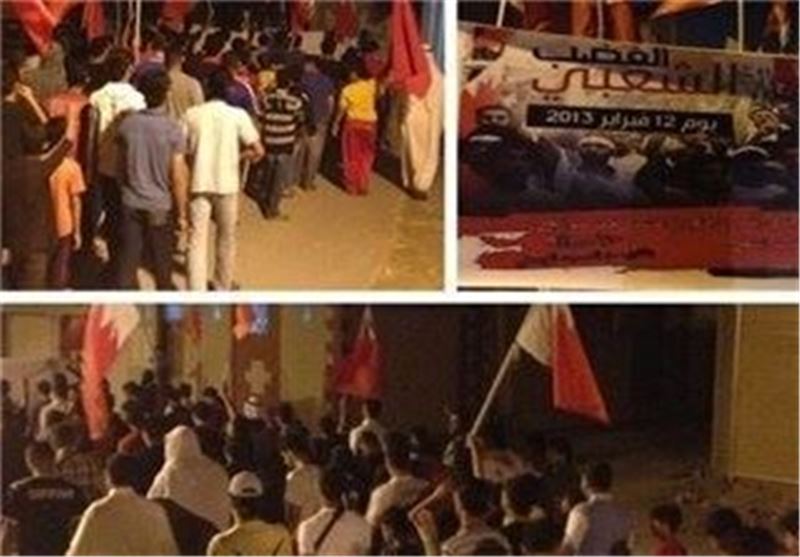 تظاهرات هزاران بحرینی در اعتراض به دیکتاتوری رژیم آل‌خلیفه