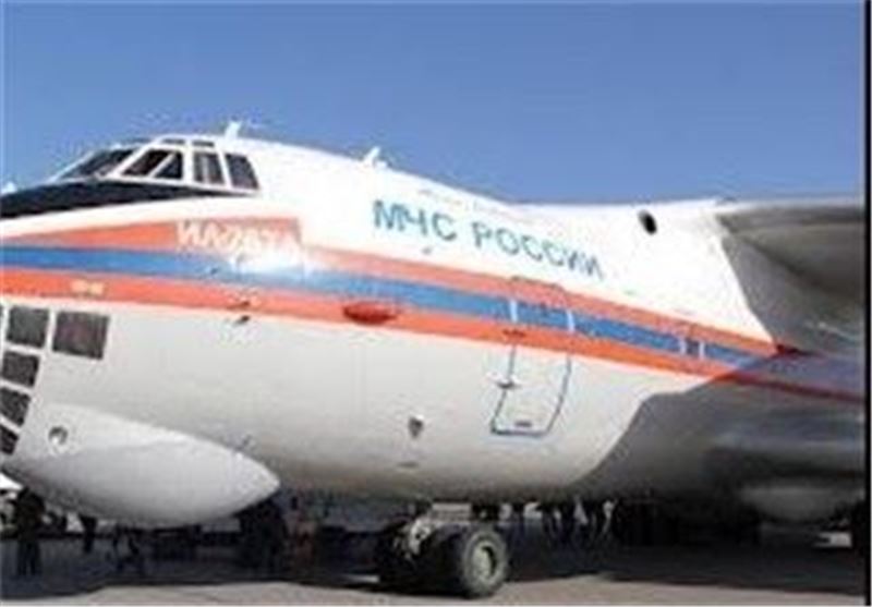 دو هواپیمای روس حامل 80 تن کمک‌ انسانی در فرودگاه لاذقیه فرود آمدند