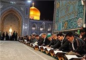 کرسی‌های تلاوت با حضور 2میلیون زائر/ برگزاری محفل قرآنی جهان اسلام