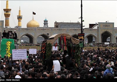 تشییع شهدای گمنام در مشهد مقدس