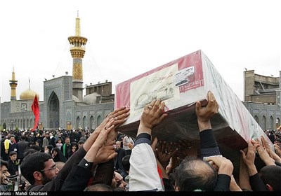 تشییع شهدای گمنام در مشهد مقدس