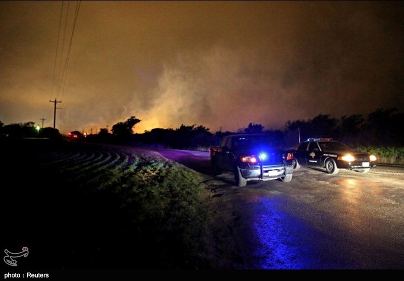 سقوط یک فروند هواپیمای نظامی آمریکا در منطقه مسکونی تگزاس