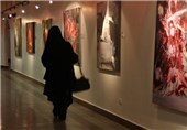 نمایشگاه نقاشی بوم سفید در نیشابور برپا شد
