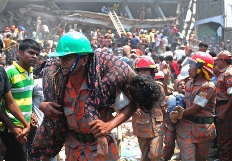 دو مهندس ناظر ساختمان فروریخته بنگلادش دستگیر شدند