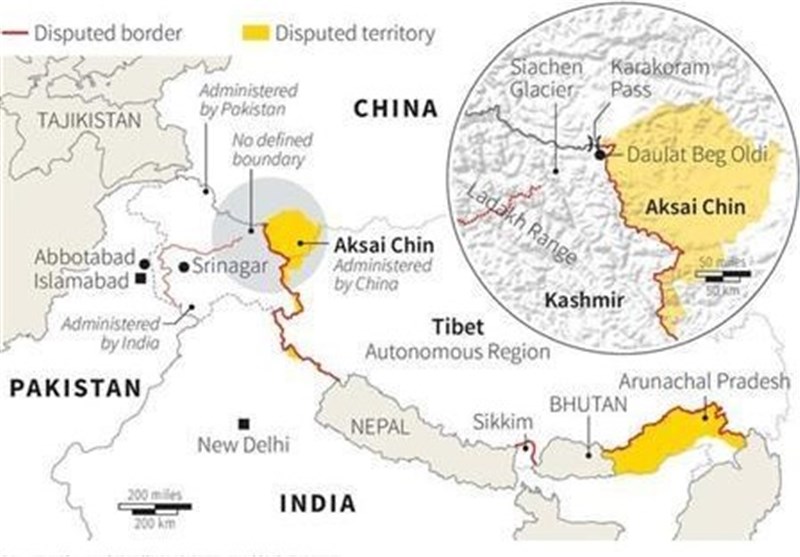 هند و چین یکدیگر را به ساخت و سازهای غیرقانونی اطراف مرز مشترک متهم کردند