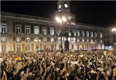تظاهرات در حمایت از جدایی طلبان باسک در اسپانیا