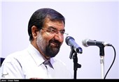 نشست محسن رضایی در دانشکده مدیریت دانشگاه تهران