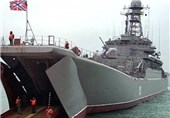 کشتی جنگی روسیه در بندر طرطوس سوریه پهلو گرفت