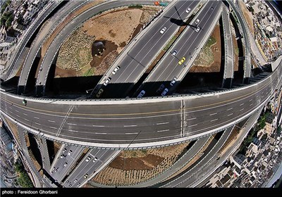 عکس های هوایی از بزرگراه امام علی(ع)