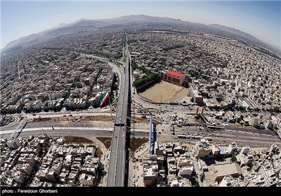 عکس های هوایی از بزرگراه امام علی (ع)