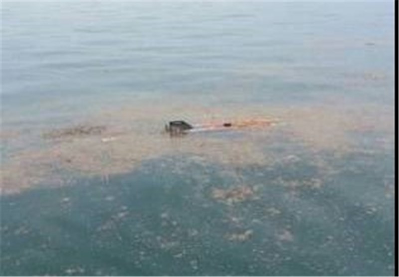 العربیه تصویری از لاشه پهپاد ایرانی در آب‌های بحرین منتشر کرد