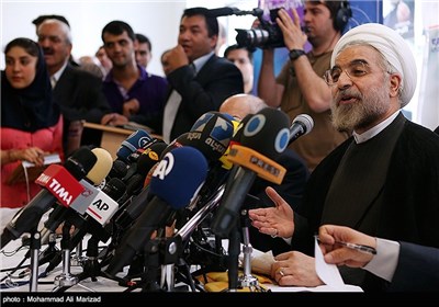 نشست خبری حسن روحانی