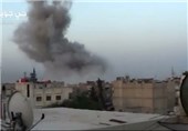 جنگنده‌های ارتش سوریه چهار تانک تروریست‌ها را منهدم کردند