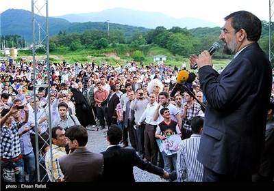 زیارة المرشح الرئاسی محسن رضایی الى مدینة کرکان