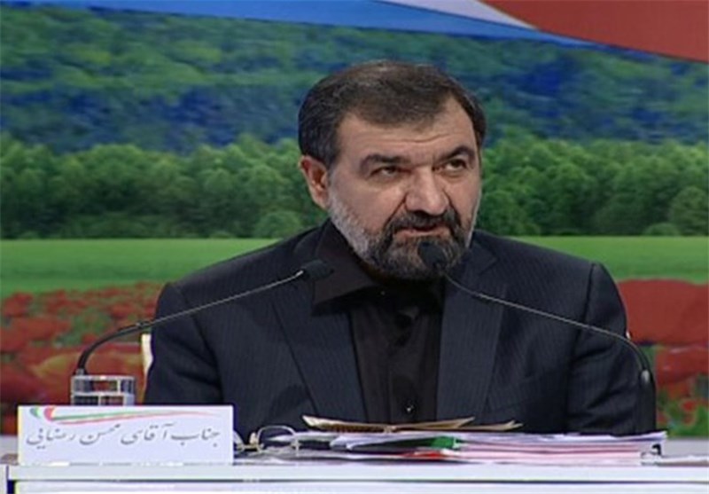 محسن رضایی انتخاب حسن روحانی را به ریاست‌جمهوری تبریک گفت