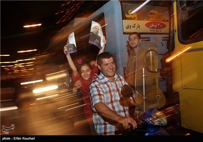 جشن پایان انتخابات ریاست جمهوری ایران-1