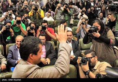  نشست خبری حجت الاسلام حسن روحانی رئیس جمهور منتخب