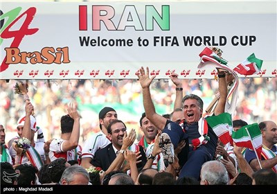 جشن پیروزی تیم ملی فوتبال ایران در ورزشگاه آزادی-3