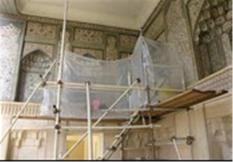 مرمت رواق جنوبی بنای تاریخی درب امام اصفهان پایان یافت
