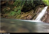 آبشار کبود چال در استان گلستان