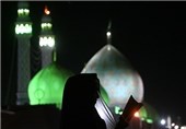 آسمان مسجد مقدس جمکران شب نیمه شعبان نورباران می‌شود‌