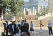 تداوم یورش صهیونیست ها به مسجد الاقصی