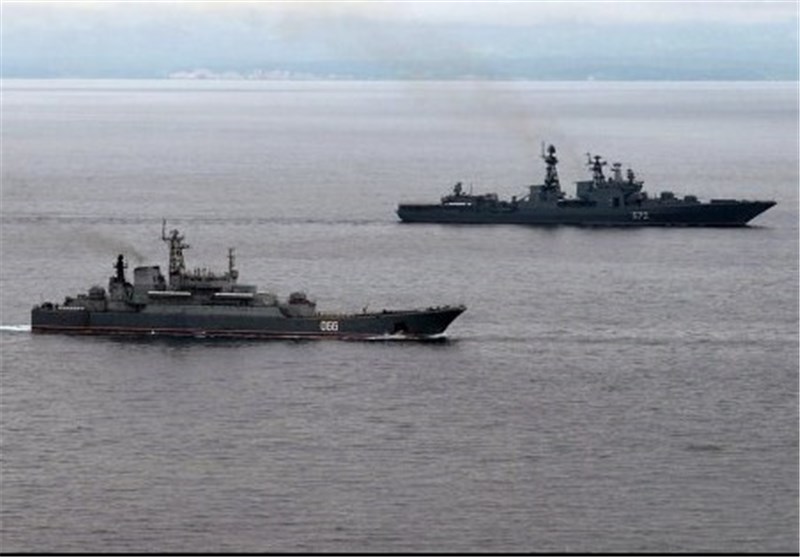 آغاز مانور نظامی روسیه در دریای خزر