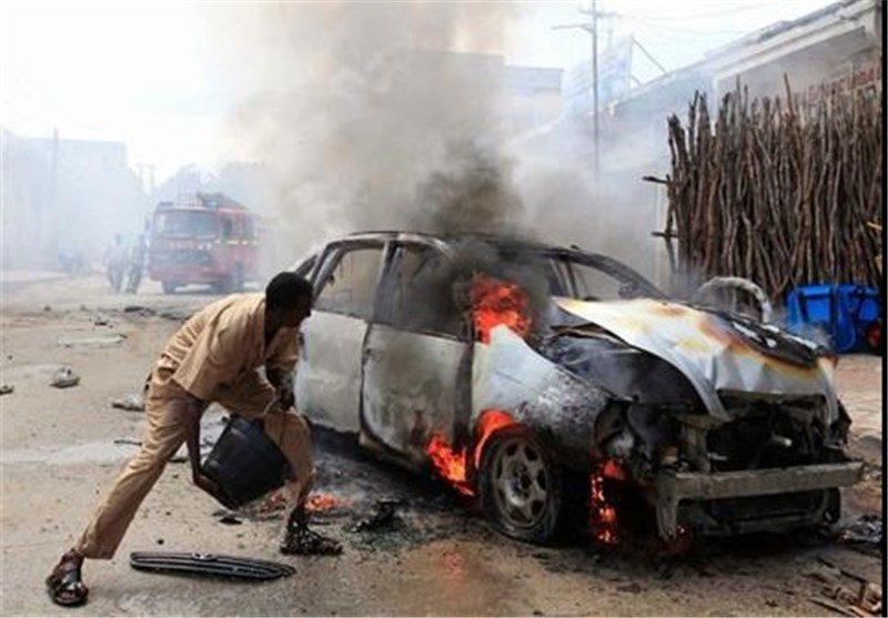 کشته و زخمی شدن چند نفر در حادثه انفجار خودروی بمب گذاری شده در سومالی
