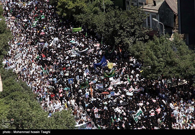 İran’da Dünya Kudüs Günü Yürüyüşü
