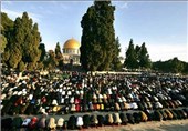 250 هزار فلسطینی سومین نماز جمعه ماه رمضان را در مسجد الاقصی به جا آوردند