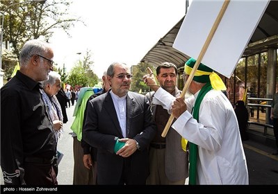 Senior Iranian Officials Attend Rallies on Int’l Quds Day