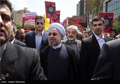 Senior Iranian Officials Attend Rallies on Int’l Quds Day