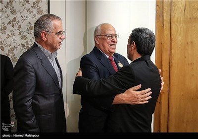 دیدار ریکاردو کابریساس معاون رئیس جمهور کوبا با محمود احمدی نژاد رئیس جمهور سابق