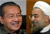 President Rouhani meets Mahathir Mohamad