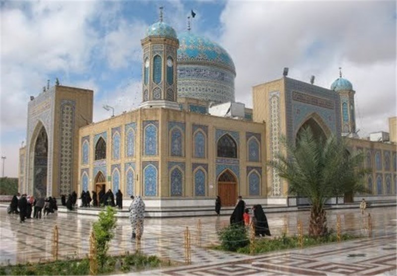 کاروان پیاده بافق به آستان حضرت حسین بن موسی الکاظم(ع) طبس رسید