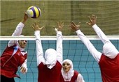 رقابت 5 تیم در مسابقات والیبال بانوان جام دهه فجر مهریز