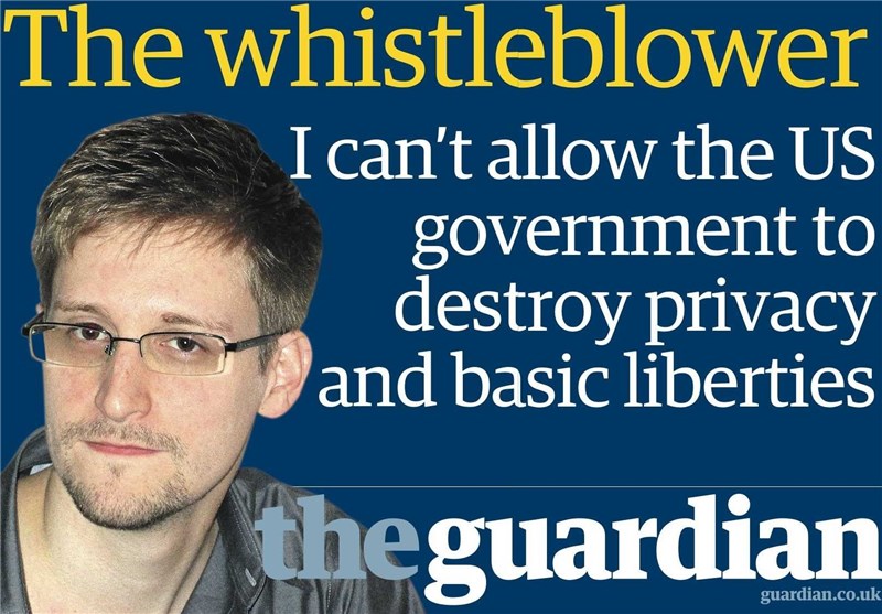 دولت انگلیس با تهدید و دستگیری خبرنگاران گاردین آزادی بیان را نقض کرد